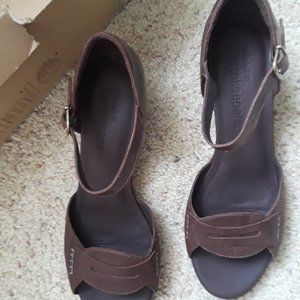 Timberland Earthkeepers Heel Sandals Size 11 Brown